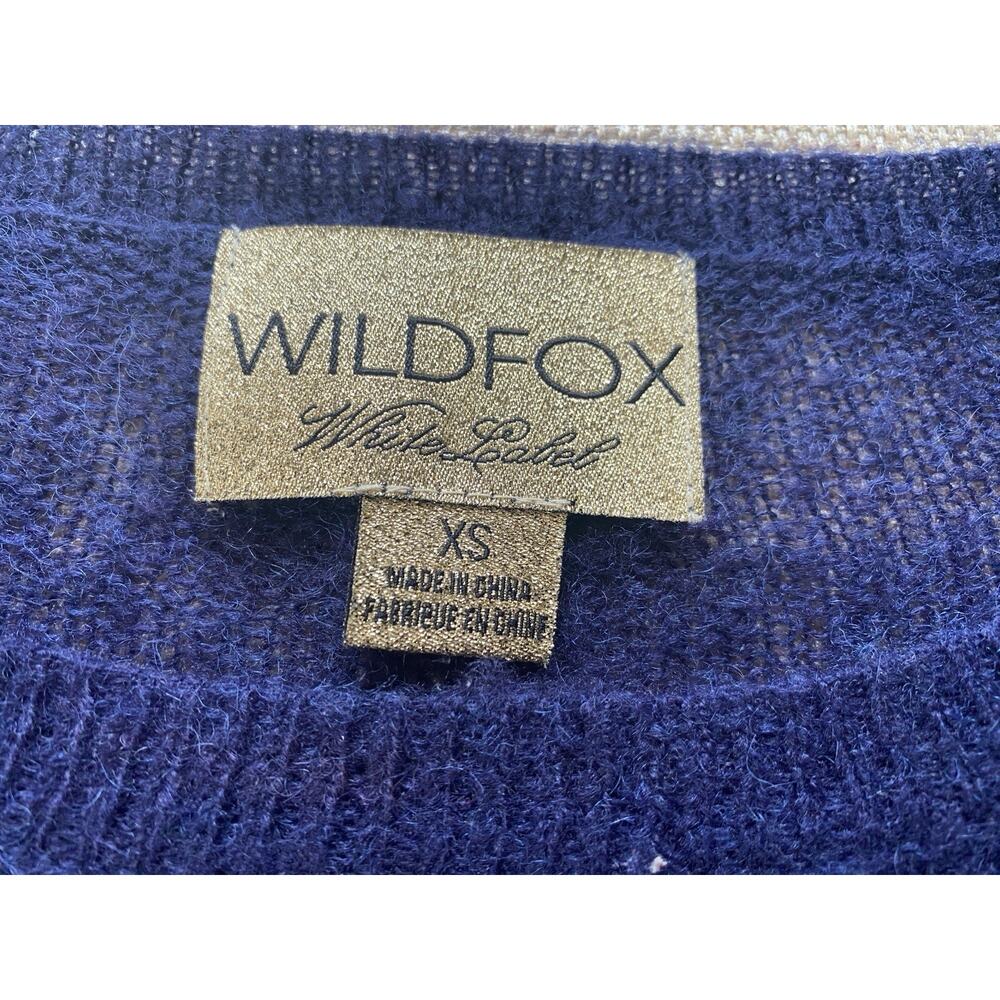 Wildfox White Label Shipwrecked Lennon Sweater Hey Sailor XS - Picture 3 of 10